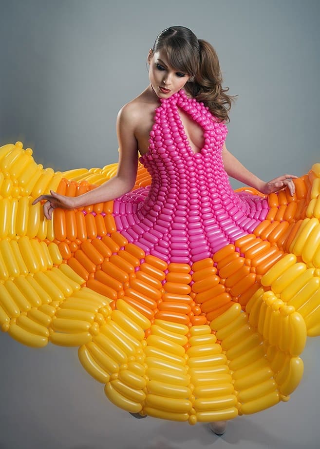 Необычное платье своими руками из подручных материалов