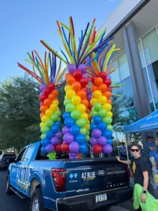 Pride balloons