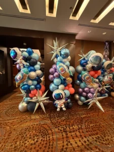 outer space balloon decor