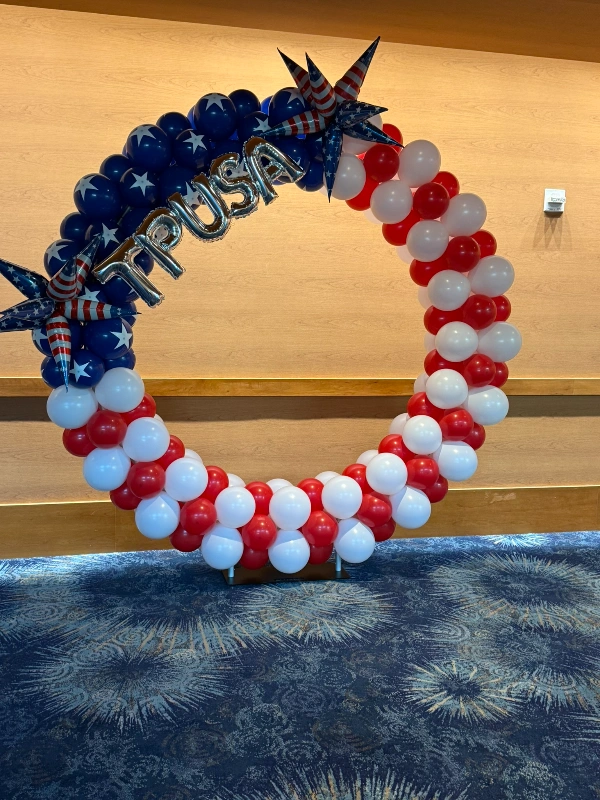 flag balloon Hoops