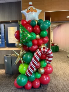 christmas Balloon Columns