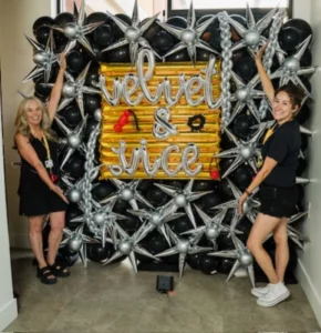 naughty balloon decor