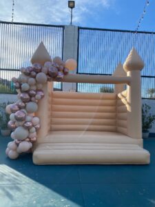Balloon Garlands on bouncy house