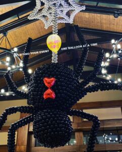 Balloon spider black widow