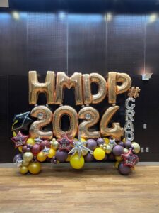 congratulations graduate! celebrate with a large Balloon display