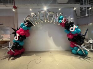 Balloon Arches with text, Balloon Arches with words
