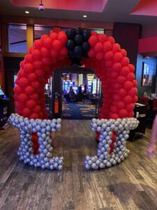 football helmet Balloon Arches entrance