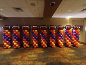 football theme Balloon decor