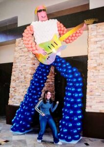 giant Balloon guitarist rocking out