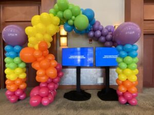 pride theme Balloon decor