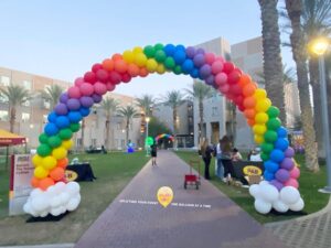 rainbow Balloon Arches
