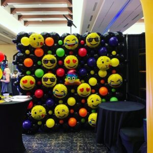 emoji theme Balloon wall