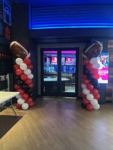 football Balloon Columns