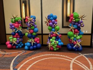 Balloon Garlands columns