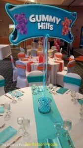 candy theme centerpiece