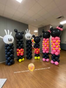 mouse themed Balloon decorations