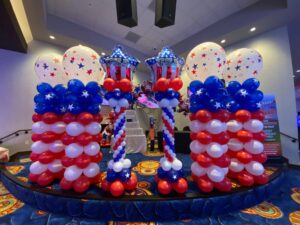 patriotic Balloon decorations