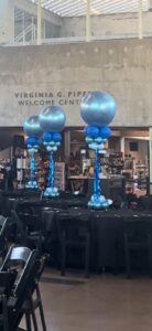 tall, air-filled Balloon Centerpieces