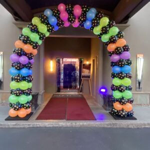 neon Balloon Arches