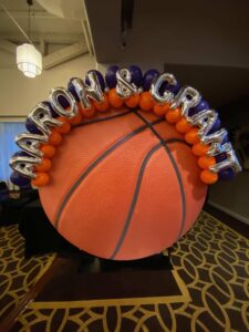 basketball theme Balloon photo backdrop