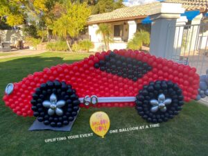 racing car Balloon Sculptures