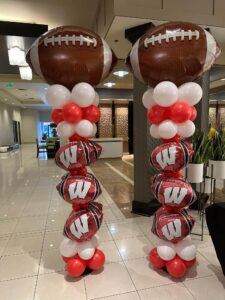 football Balloon Columns