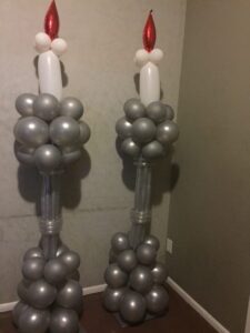 Balloon candlesticks