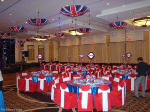 London underground Balloon decor