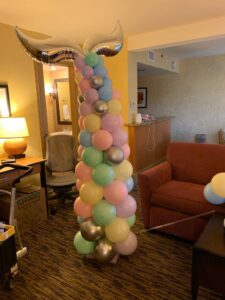 Balloon mermaid tail