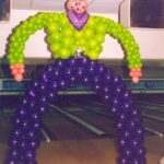 western theme Balloon decorations at a bowling alley