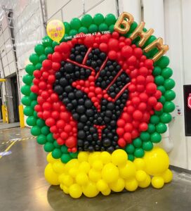 Black History Month Balloon decor