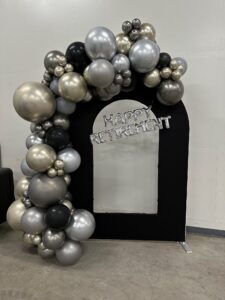 retirement Balloon decor