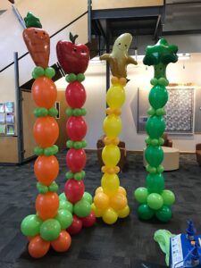 vegetable theme Balloon decor
