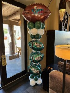 football theme Balloon column