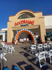 grand opening Balloon Arches for ArchWell
