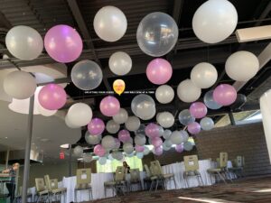 led lit hanging Balloons