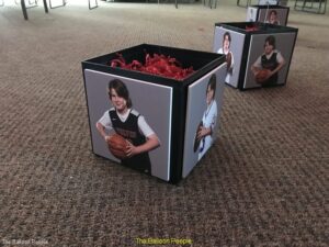 sports theme Balloon Centerpieces