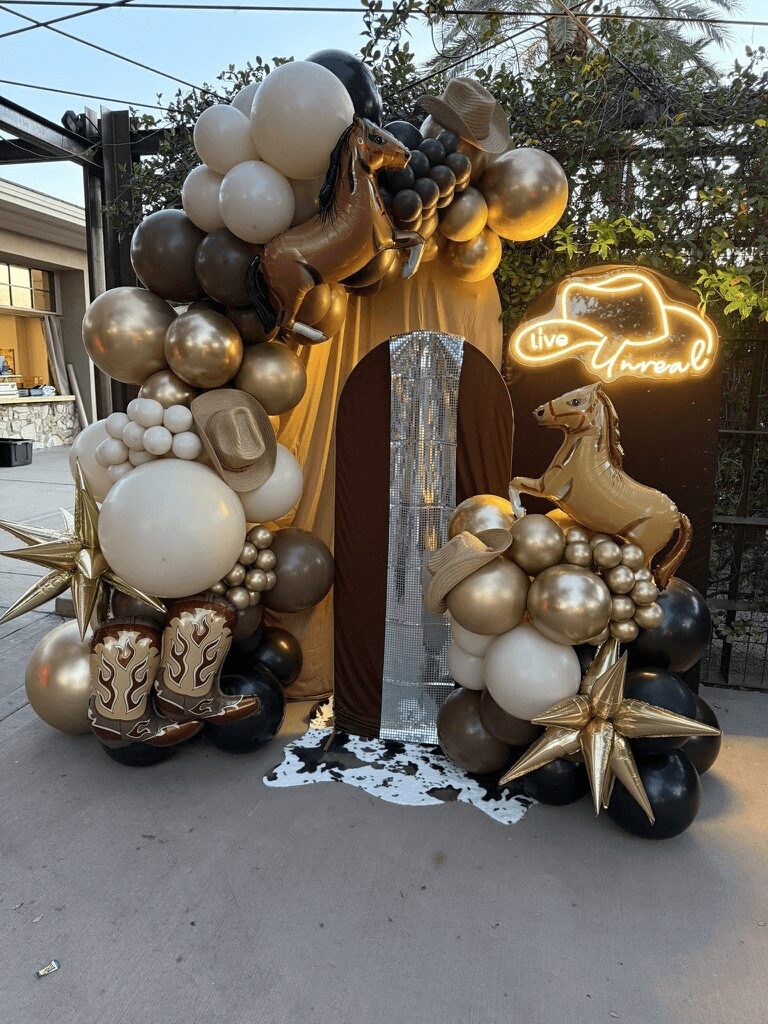 Western themed balloons