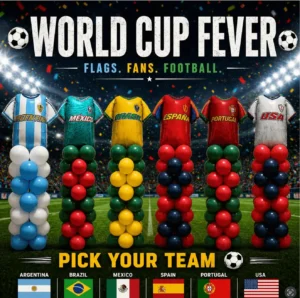 world Cup balloon columns Fifa